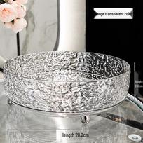 Dewei Chi Light Luxury Crystal Fruit Basket & Candy Tray Set skaidri