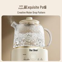 Bear All-Glass Mini Health & Tea Kettle CN plug (adapter included)