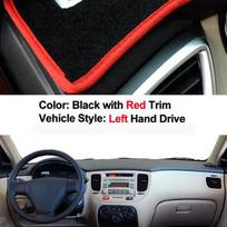 Car Dashboard Cover Dash Mat Carpet For Kia Rio New Pride Rio5 JB 2005 – 2011 LHD RHD 2 Layers Sunshade 2006 2007 2008 2009 2010