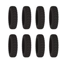 8PCS/Set Silicone Travel Luggage Caster Shoes Suitcase Parts Axles with Silent Sound Suitcase Wheels Protection Cover