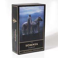 Somnia Tarot: Prabangus angliškas kortų komplektas su auksiniais kraštais ir elegantišku karštu štampavimu