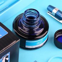 DUX Daks Non-Clogging Student Fountain Pen Ink - Black, Red, Blue, Blue-Black juoda/mėlyna