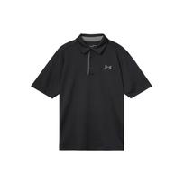 Under Armour Solid Color Casual Golf Polo Shirt Men Tops Black 1290140-001 L gray