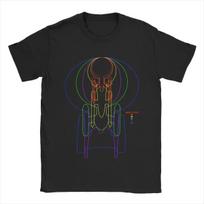 Enterprise Evolution Stars Treks Men T Shirts Novelty Tees Short Sleeve O Neck T-Shirt Pure Cotton Printed Tops S juoda