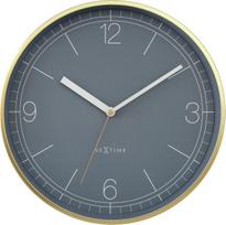 NeXtime Sieninis laikrodis Nova 30 cm, mėlynas