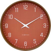 NeXtime Sieninis laikrodis Lyra 30 cm, oranžinis
