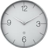 NeXtime Sieninis laikrodis Finesse 30,5 cm, sidabrinis