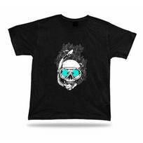 Skeleton Snorkel Gang Moster Floral Great T Shirt Design Special Gift S įvairiaspalvis