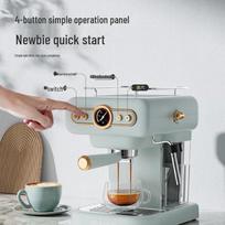 Petrus PE3322 Retro Italian Semi-Automatic Espresso & Milk Frother Machine CN plug (adapter included) šviesiai žalios spalvos