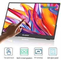Sculptor 15.6-inch FHD Touchscreen Portable USB-C Monitor CN plug (adapter included)