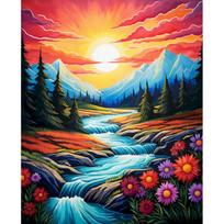 GATYZTORY DIY Handwork Paint By Number Kit Oil Painting By Landscape Number On Canvas Handmade For Adult Craft Gift Home Decor 20x30cm No Frame