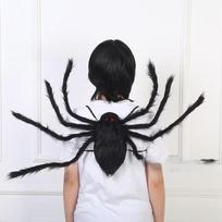 Vorų kostiumo aksesuaras su sparnais ir kišenėmis Helovino vakarėliams ir Cosplay Black S black