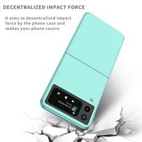 Anti-Knock Case for Samsung Galaxy Z Flip 7 6 5 5G Flip7 FE FLIP5 Flip 4 3 Flip4 Flip6 Flip3 Hard Slim Thin Cell Phone Cover Galaxy Z Flip4 dangaus mėlyna spalva