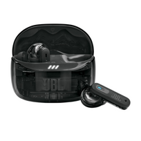 JBL Tune Beam 2 Ghost Edition Belaides ausines Earbuds, Bluetooth, Ghost Black | JBLTBEAM2GBLK