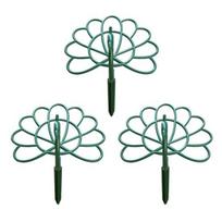 3/4/5/6Pcs Peacock Flower Support Rack Weather-proof Indoor Outdoor Potted Floral Plants Holder Trellis Fixing Frame Stake 3pcs