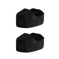 Silicone Heel Protector Pads U-Shaped Cushion Insoles for Plantar Fasciitis Heel Spur and Pain Relief Sleeve Anti-Cracking Foot Care Supports S black