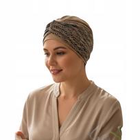 Moterų Turbanas Lena Nude530 Medvilninis Galvos Apdangalas Taip Pat Po Chemoterapijos brown