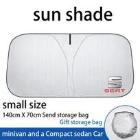 ADS1 Car Sunshade Sun Shade Foldable Block Ultraviolet Protection For Seat Leon Ibiza Alhambra Exeo Altea Arona Mii Car Accessories