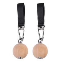 Ball-shaped Grip Strength Trainer Pull-up Assistance Wooden Forearm Trainer Stable Workout Finger Strengthener Bouldering smėlis