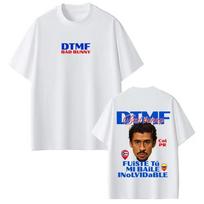 Fashion Men Women Oversized T Shirts Rapper Bad Bunny Big Face Graphic T-shirt DeBi TiRAR MaS FOToS DTMF Merch T-shirts S