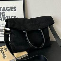 Suede bag New Maillard shoulder bag Large capacity tote bag Crossbody bag chaki
