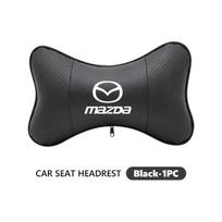 AAGE1 Mazda automobilio sėdynės galvos atramos PU odos universali automobilių kaklo pagalvėlė 3 6 CX5 2 CX3 CX9 MX5 RX8 Axela Demio Atenza MS gray