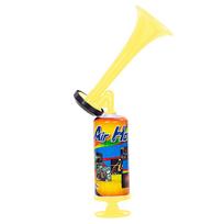 Football Stadium Horn with Loud Voice Soccer Air Cheering Horn Mini Handpush Pump Air Horn for Football Sport Event geltona