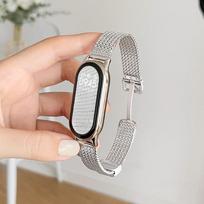 Tinka Xiaomi apyrankei 8/9 kartos Universalus dirželis Metalinė magnetinė sagtelė Apyrankė Xiaomi apyrankės dirželis MI 9