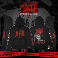 Mirties Mutilacija Hoodis Megztinis Vyrams Moterims Oversized Amerikietiškas Death Metal Grupės Džemperis Streetwear Y2k Vilna Moteriški Vyriški Drabužiai 4XL gray