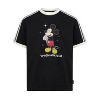 Adidas Originals X Disney Pelėnas Mikis Noras Medvilniniai Sportiniai Trumpomis Rankovėmis Marškinėliai Unisex Viršutiniai Drabužiai KT7774 M white