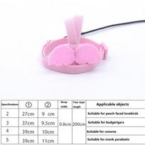 Harma for Parrot Birds Harness Macaw Harness Leash Bird Strip for Parrot Budgie Harness NXLYP01 (as the picture,2-Peony)