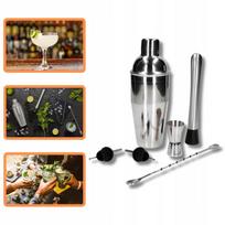 Barmenų rinkinys gėrimams ir kokteiliams, tokiems kaip romo mojito, daiquiri ir pina colada