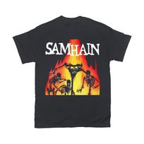 SAMHAIN Band Tshirt Black Short Sleeve All Sizes S5XL Unisex T-Shirt S įvairiaspalvis