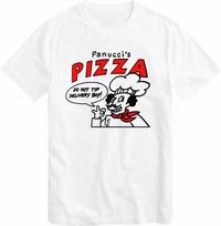 Panucci's Pizza Italų Restoranas Marškinėliai Juokinga Kino Dovana Muzikos Mėmė Viršutinė Dalies Marškinėliai S įvairiaspalvis