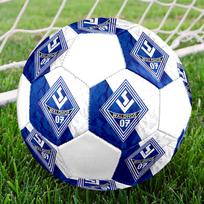 Waldhof Mannheim 07 dydis 5 futbolo kamuolys, spalvingas, tinkamas visoms amžiaus grupėms, mašininės siuvimo, PVC medžiagos, varžybų klasės, patvarus ir atšokantis