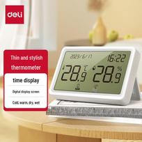 Deli Electronic Temperature and Humidity Monitor