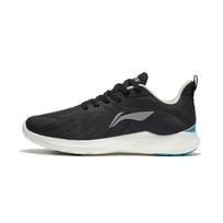 LiNing Lightweight Soft Rebound Breathable Shock Absorbing Durable Low Top Running Shoes Men sneaker Black ARSU081-3 42⅓ white