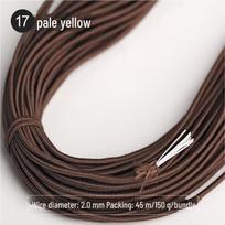 2 mm žalia tailandietiško latekso elastinė virvė