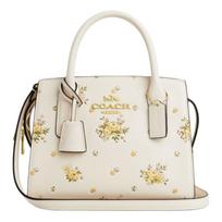 Rankinė Coach Andrea Carryall 22 Nuimamas peties dirželis Odinė pirkinių krepšio tipo rankinė Moteriška tote Kreminės spalvos CAL46-IMCAH Basic Set (Bag+Dust Bag)