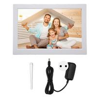 10,1 colio „WiFi“ skaitmeninis nuotraukų rėmelis, išmanusis, 16GB atmintis, automatinis pasukimas, 1280x800 IPS jutiklinis ekranas, nuotraukų rėmelis 100?240V EU kištukas