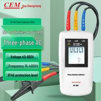 CEM DT901 Three-Phase Phase Sequence Indicator (CN version) Standard