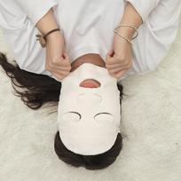 Grace Three-Hole Facial Hot Compress Towel 1 Piece