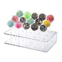 15-Hole Acrylic Lollipop Display Stand for Weddings & Parties Acrylic