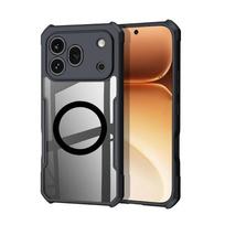Luxury Simple Transparent Phone Case for Honor 600 Pro 600 Lite 400 Smart X8D X8B X9A X9C X9D Magnetic Four-coner Protect Cover For Honor 600 Pro juoda