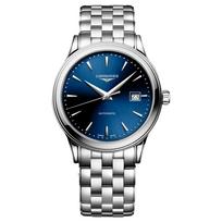LONGINES Karinio Laivyno Serija Automatinis Mechaninis Ciferblatas 30 Metrų Vandeniui Atsparus Mėlynas Ciferblatas Nerūdijančio Plieno Dėklas Nerūdijančio Plieno Apyrankė L4.984.4.98.6 mėlyna