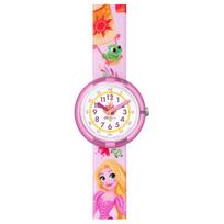 SWATCH quartz movement 30 meters waterproof women's watch Swiss watch 31.85mm white dial resin case fabric strap FLNP028 kvarcas