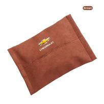 gsrm4 Car Tissue Box Holder Sun Visor Storage Bag For Chevrolet Colorado Silverado Trailblazer Bolt Cruze Captiva Spark Tahoe Z71 Aveo ruda
