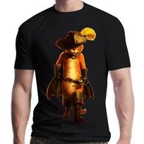 Katinas su batais Animacinis T-shirt Juoda Medvilnė Unisex Visų Dydžių S Iki 5XL JJ3490 Unisex T-shirt S įvairiaspalvis