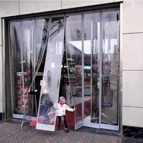 Magnetinė PVC šilumos izoliacijos durų užuolaida