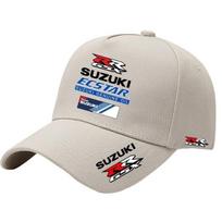 AAGL1 Dėl Suzuki Motociklo Lenktynių Kepuraitė Su Snapeliu Vyrams Ir Moterims Lauko Važiavimui Skėtis Nuo Saulės Ir Prakaitą Sugerianti Kepuraitė Su Snapeliu smėlis